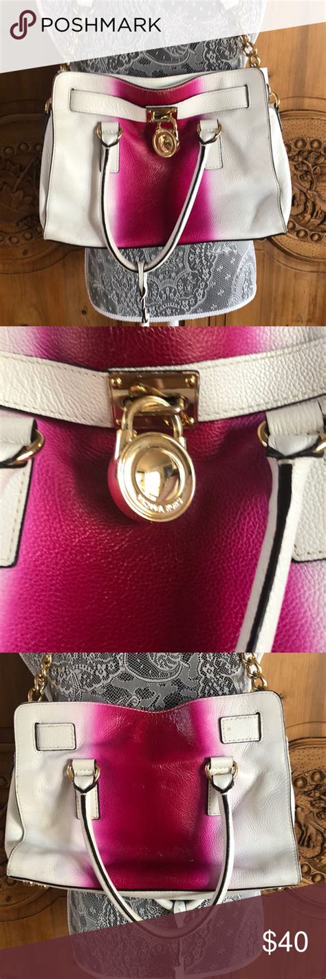 michael kors pink ombre purse